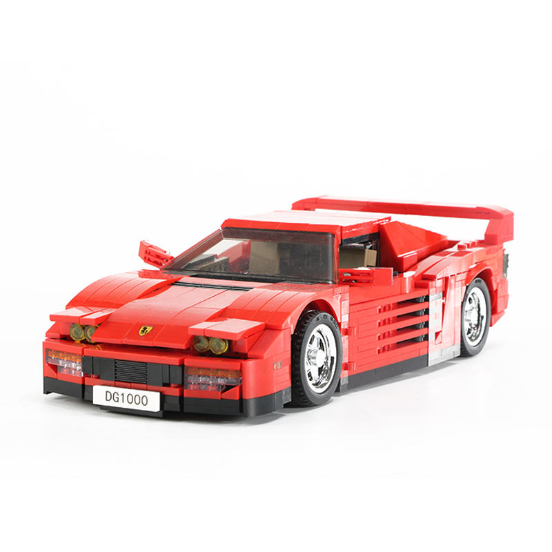Ferrari Testarossa, coupe, roadster, 2 in 1 instructions