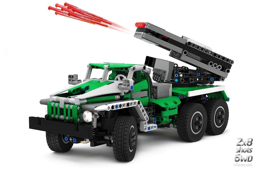 6x6 Truck-Rocket Launcher BM-21