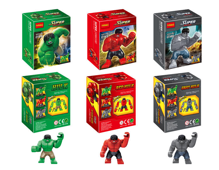 HULK、RED HULK、GRAY HULK