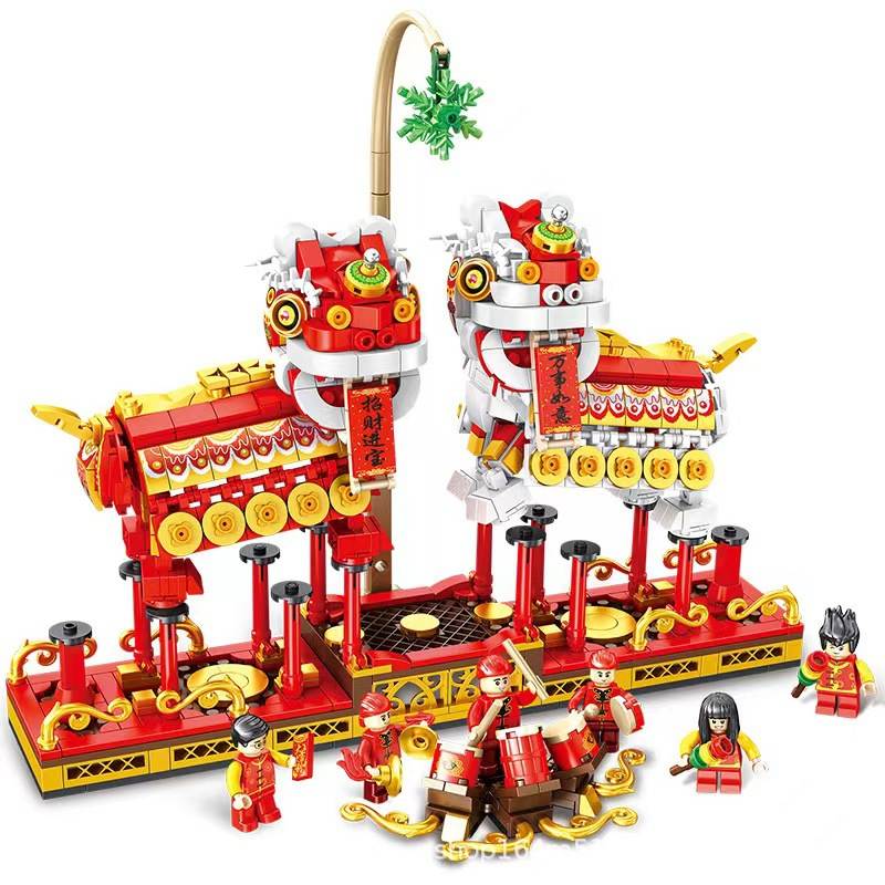 Chinese New Year lion dance