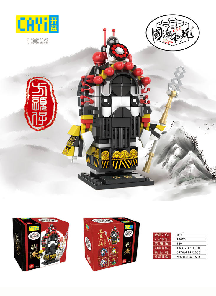 五虎上将方头仔:张飞