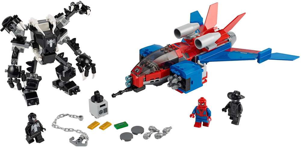 Spiderjet vs. Venom Mech