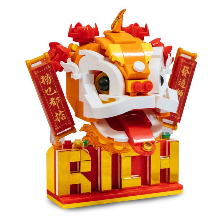 国潮狮子头：醒狮呈祥