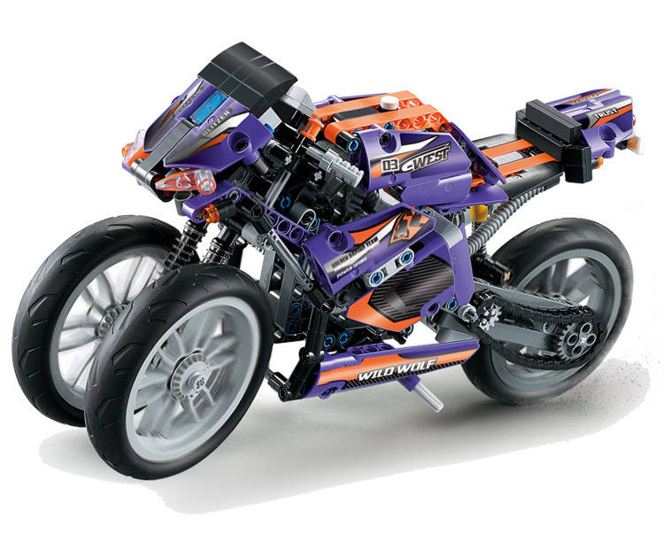 MecFactor：Purple Flame Giant Wheel Motorcyle