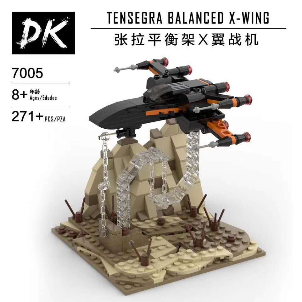 Tensegrity Balances X-Wing