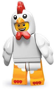 minifigures：Chicken Suit Guy