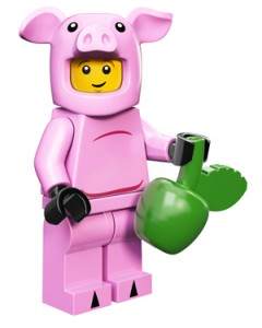 minifigures：Piggy Guy