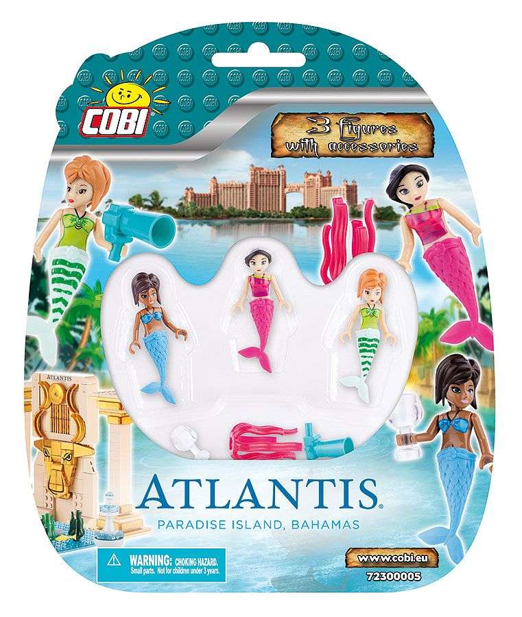 Mermaid - 3 figures with accessories