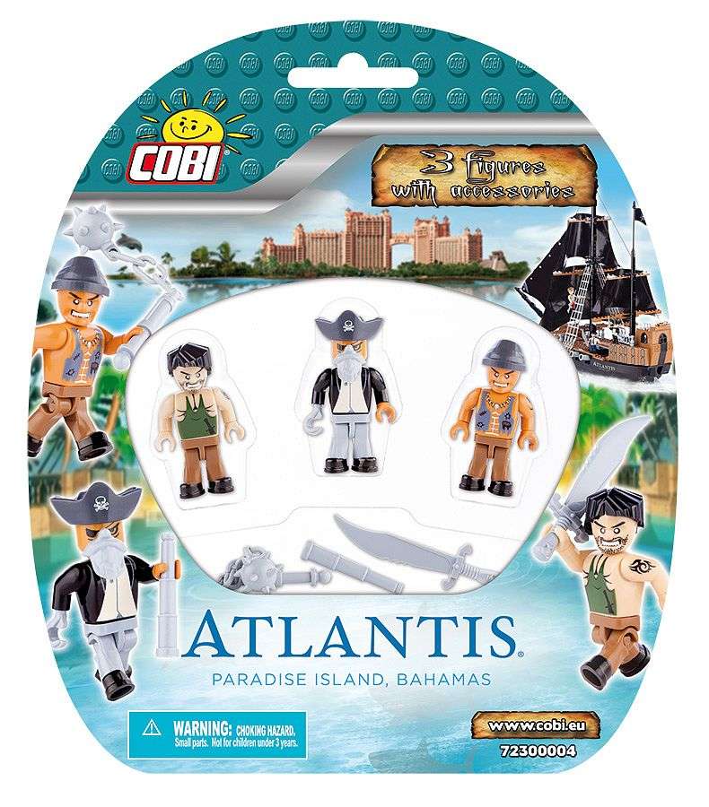 Pirates - 3 figures with accessories