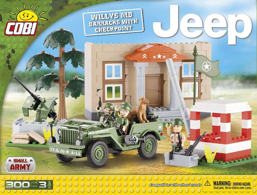 Jeep Willys MB Barracks with Checkpoint