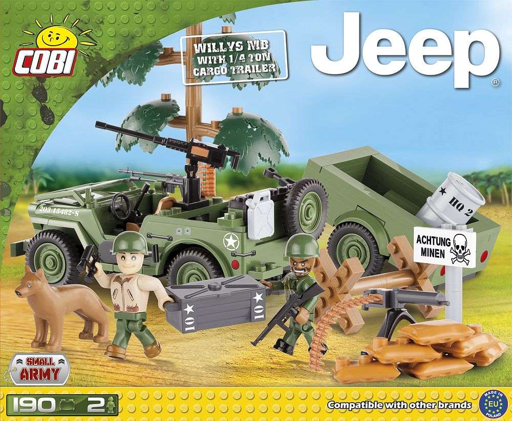 Willys MB with 1/4 Ton Cargo Trailer