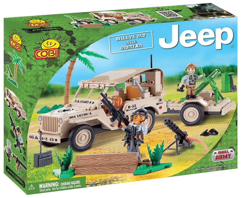 Willys MB with Mortar (Desert)
