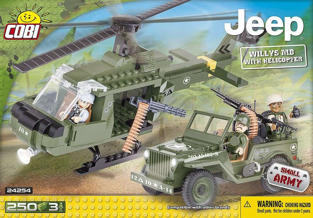 Willys MB with Helicopter