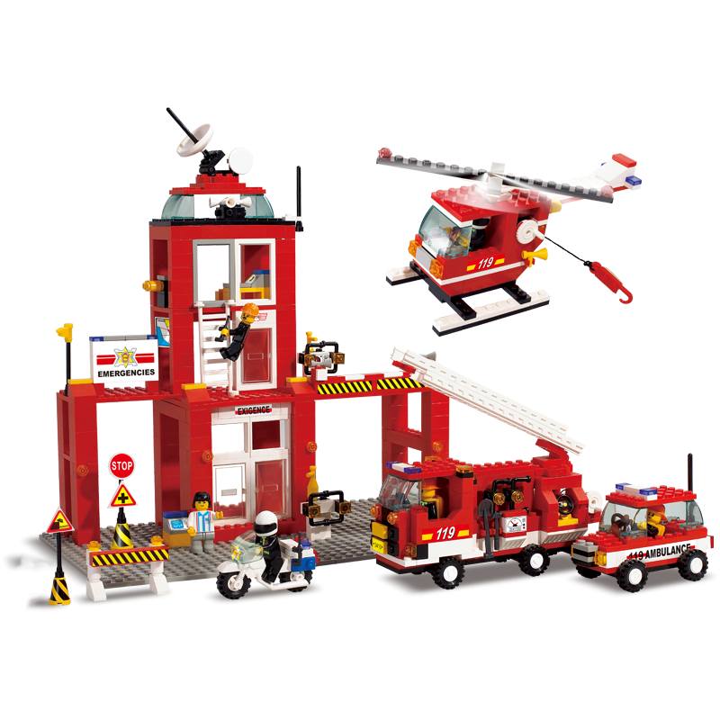 Firefighter play set