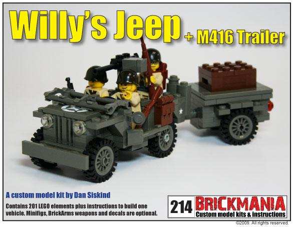Willys Jeep + M416 Trailer