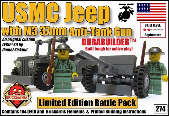 USMC Jeep with 37mm Anti-Tank Gun