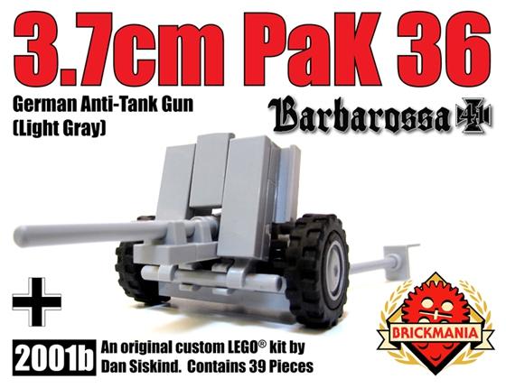 PaK 36 3.7cm Anti-Tank Gun – Light Gray