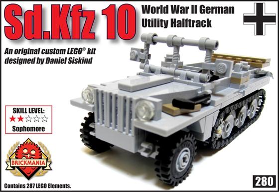 Sd.Kfz 10 WW2 German Utility Halftrack