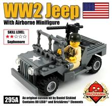 WW2 Jeep with US Airborne Minifig