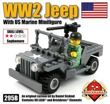 WW2 Jeep with US Marine Minifig