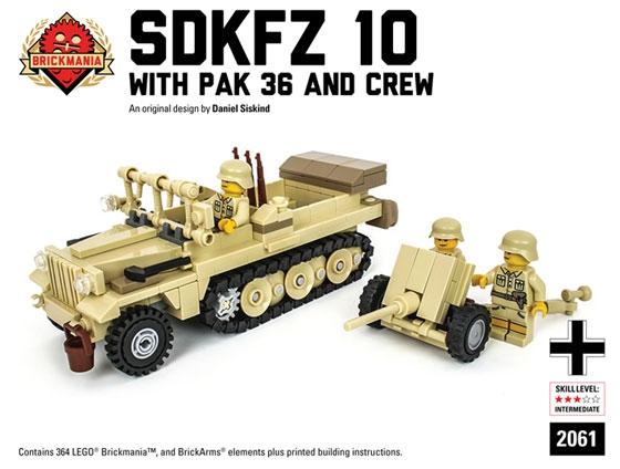 SdKfz 10 with Pak 36 and Crew (DAK Edition)