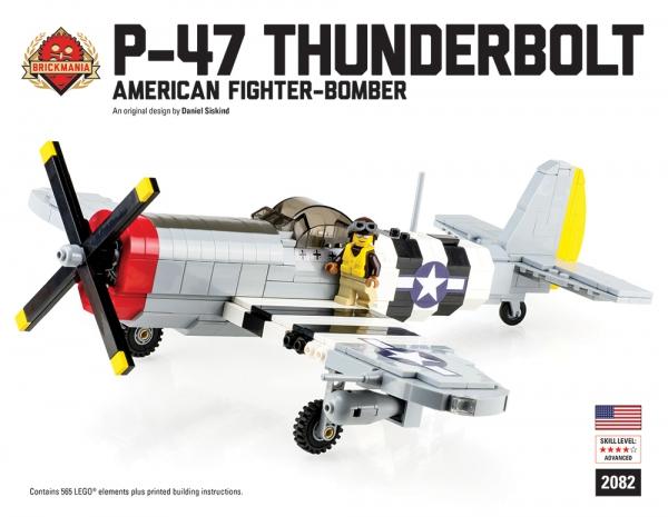 P-47 Thunderbolt - American Fighter-Bomber - Premium Black Box Building Kit