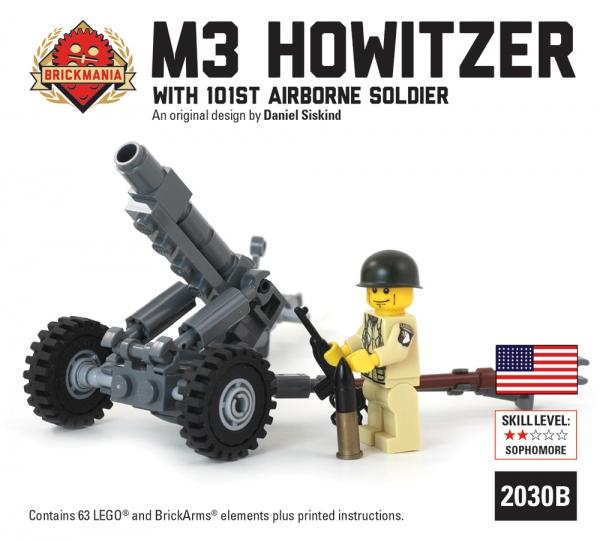 M3 105mm Howitzer with 101st Airborne Soldier