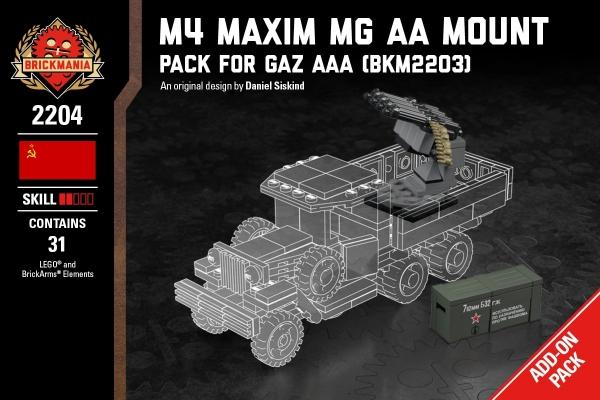 M4 Maxim MG AA Mount - Pack for Gaz AAA