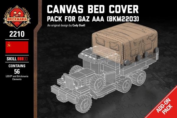 Canvas Bed Cover - Pack for Gaz AAA
