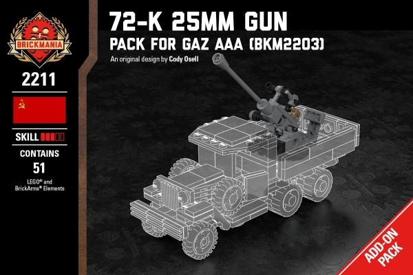 72-K 25mm Gun - Pack for Gaz AAA