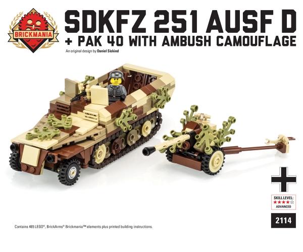 SdKfz 251 Ausf D & Pak 40 with Ambush Camouflage