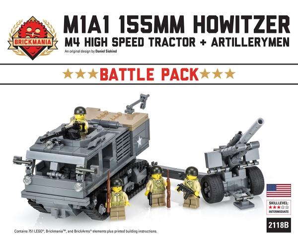 M1A1 155mm Howitzer + M4 High Speed Tractor Battle Pack
