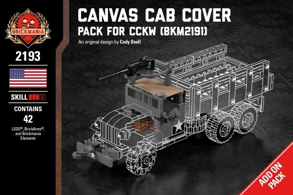 Canvas Cab Cover and Winch - Pack for CCKW (BKM2191)