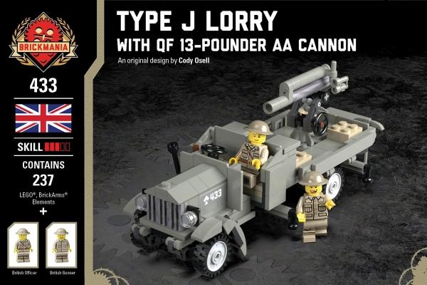 Type J Lorry - With QF 13-Pounder AA Cannon
