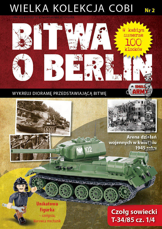 T-34/85 Battle of Berlin No. 2/3/4/5