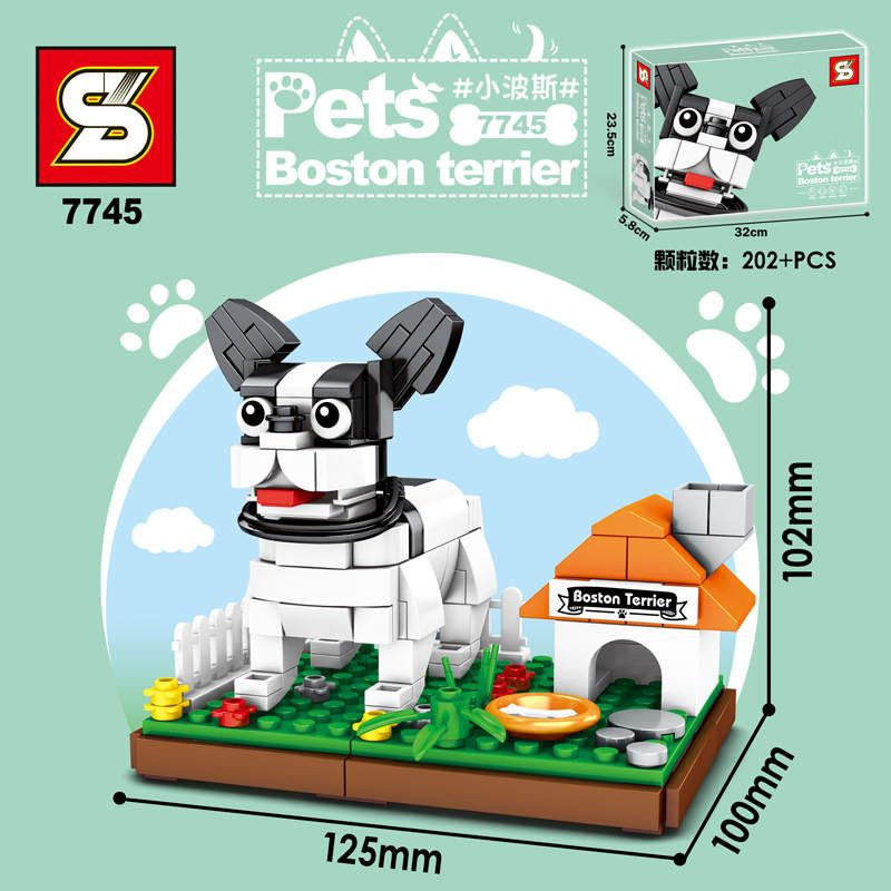 Pets：Boston terrier、Pug、Parrosonsel terrier、Havana dog