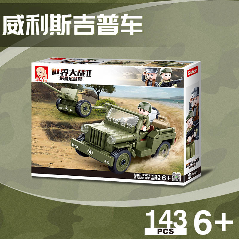 世界大战II诺曼底登陆:威利斯吉普车