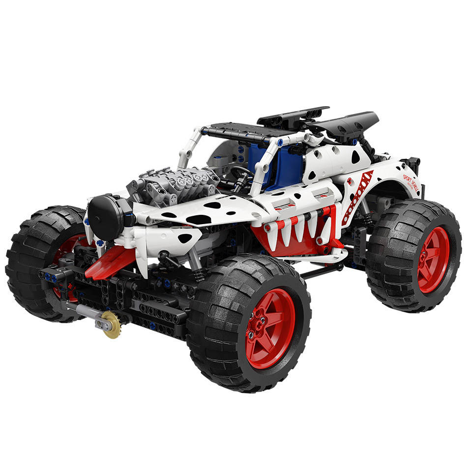 Dalmatian Monster Truck