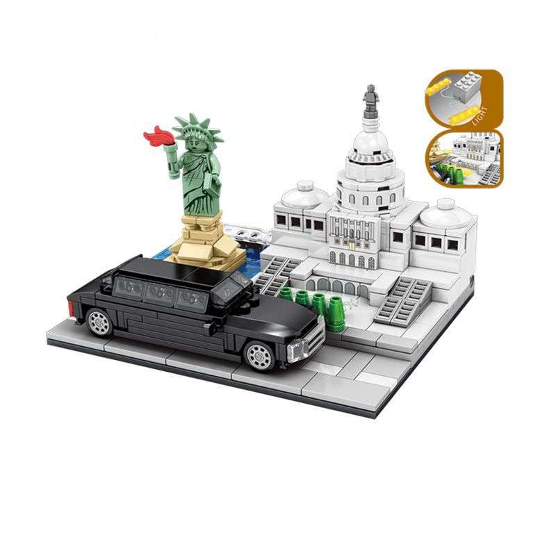 Q Scene Car：House of Parliament & Liberty & Wood State Guest Car