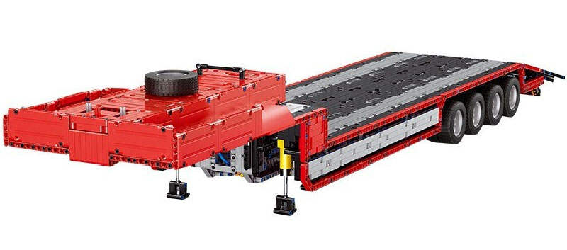 LOWBOY-Trailer compatible with Lucio's Tractor Truck