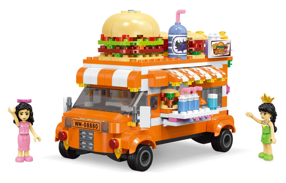 我型我塑:欢享食光积木快餐车