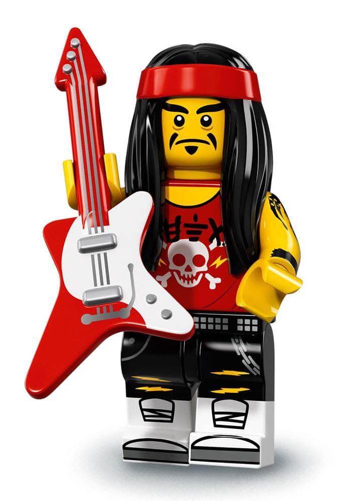 minifigures：Gong & Guitar Rocker