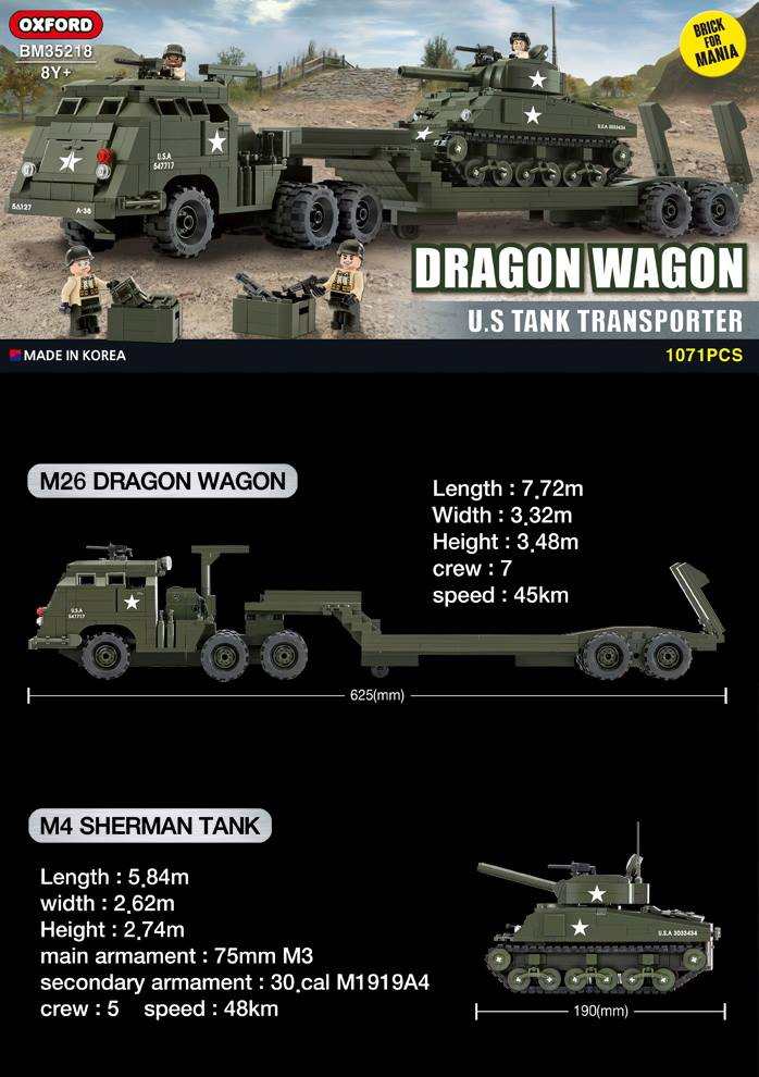 DRAGON WAGON U.S. TANK TRANSPORTER