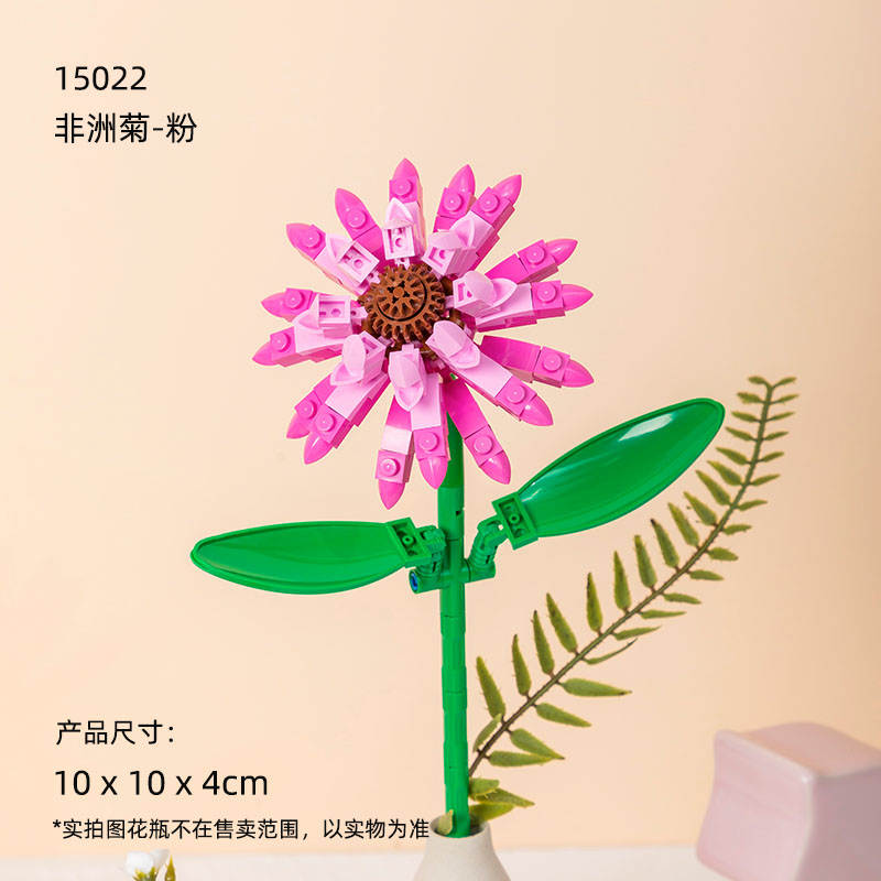 花花世界:非洲菊 粉、红、黄