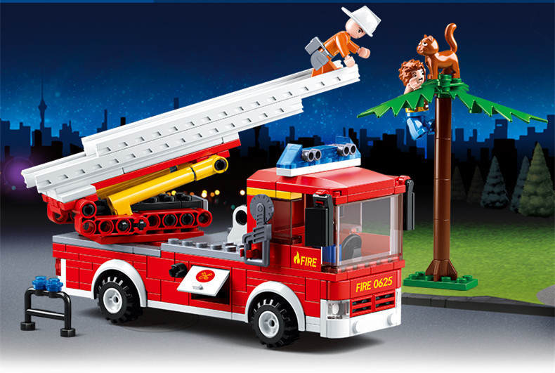 Aerial Ladder Fire Truck