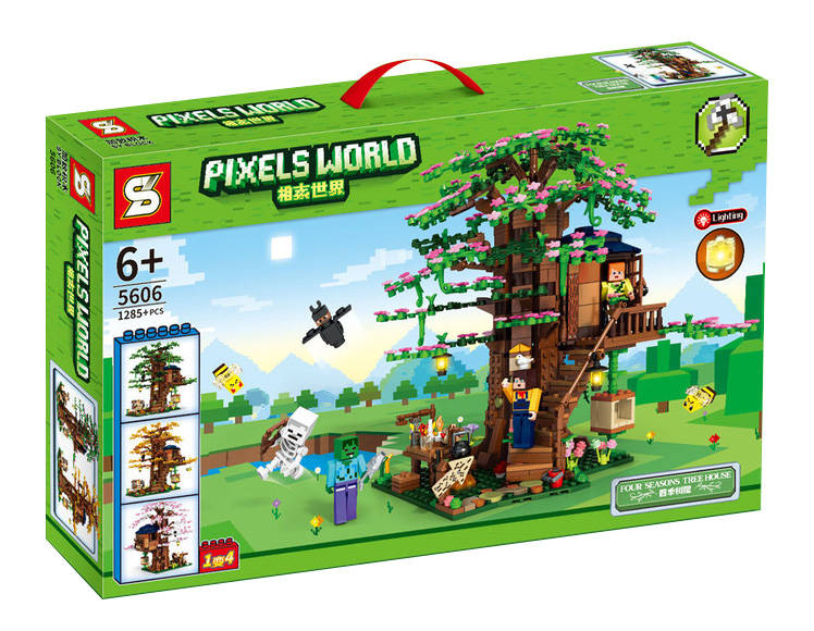 Pixels World：Four Seasons Tree House