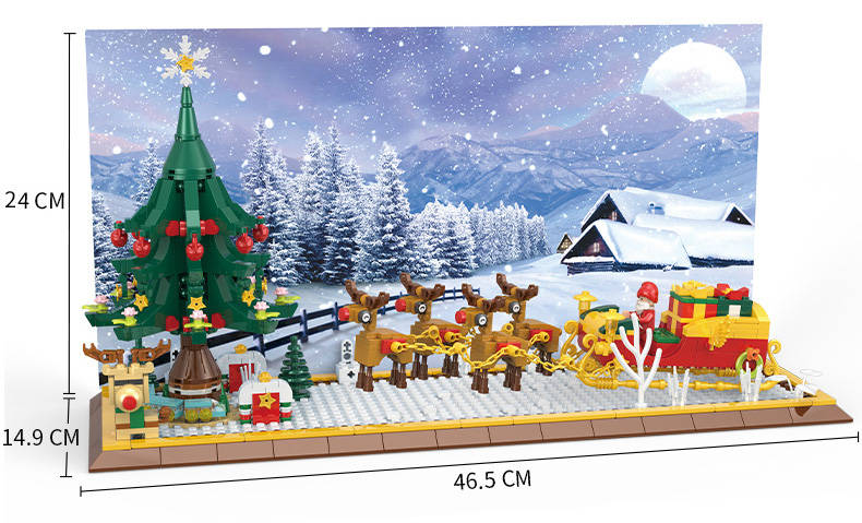 Snow Scene Christmas