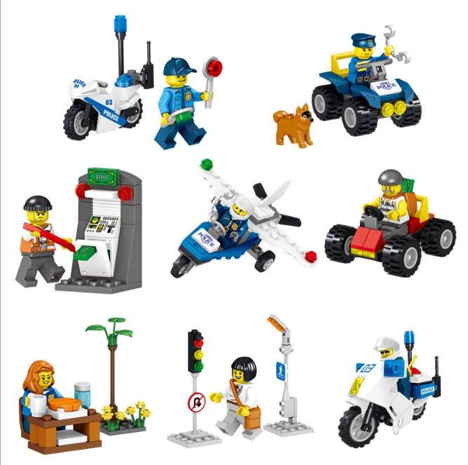 警察:人仔载具 8款