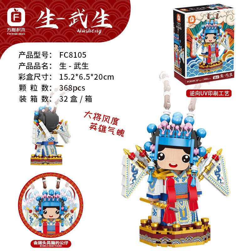 摇头公仔：京剧 生-武生