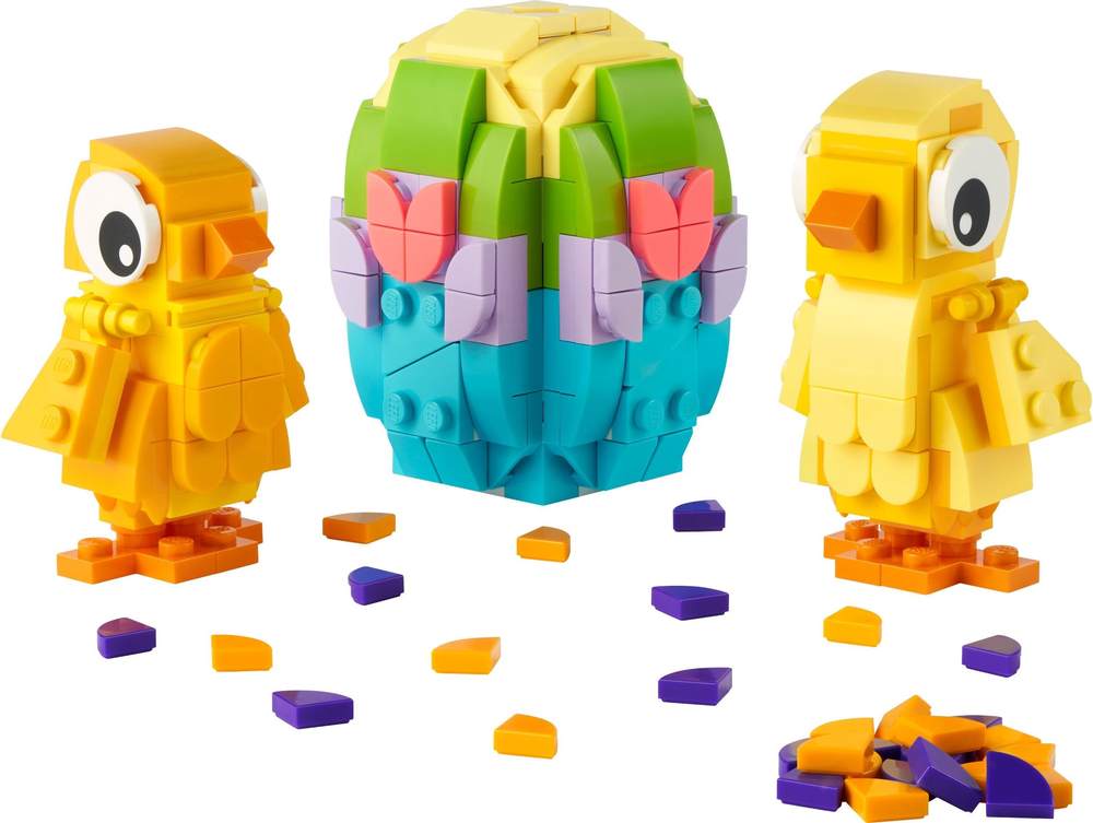 Easter Chicks with Egg